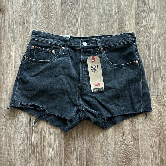 NWT Levi's 501 Original Fit High Rise Denim Shorts